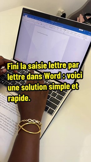 Saisir du texte rapidement dans Word sans taper lettre par lettre