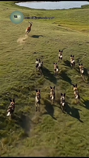 Wild Dogs Chase a Deer Until Hungry Crocodiles Strike | Incredible Wildlife Footage