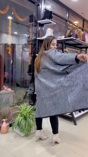 Stylish Houndstooth Coat and Ankle Boots Showcase