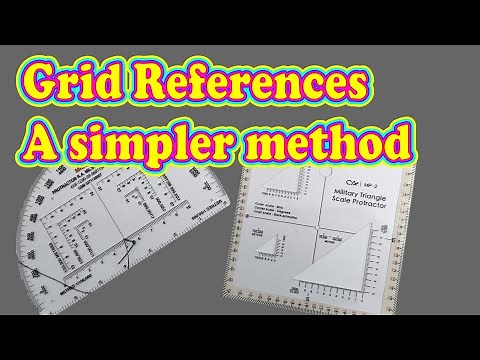 Protractor Grid References - much simpler method