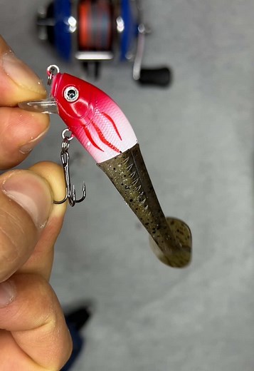 Ajouter une queue souple sur un crankbait pour pêcher le brochet