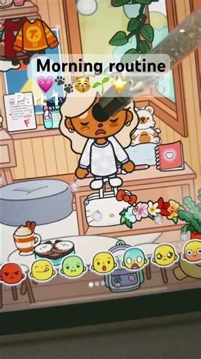 Morning routine part one #tocaboca #aesthetic #fypシ