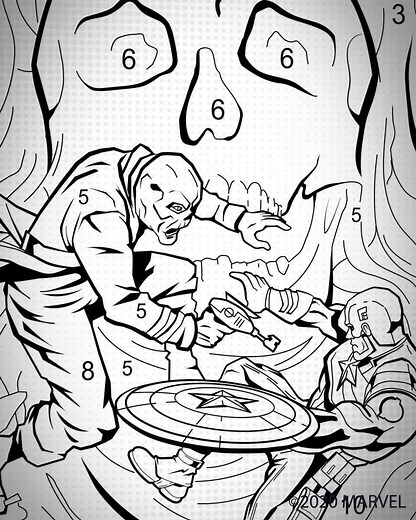 Marvel Super Heroes Picture Packs are Available Now in Happy Color | Happy Color - Color by Number