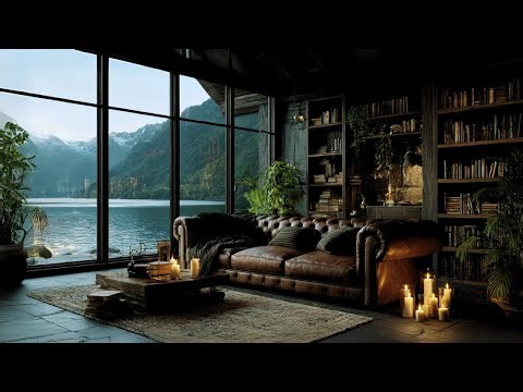 Deep Focus Ambient Music: Lakeside Library – Immersed in Quiet Stillness