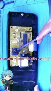 Panel de control de Horno de Microondas.
