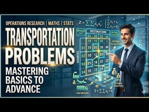 OR-Transportation- Lecture 3-Stepping Stones Method