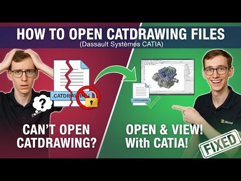 Opening CATDRAWING Files (Dassault Systèmes CATIA)
