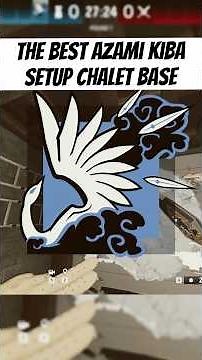 💥 Azami Kiba setups that make Chalet Basement unpushable | #R6Siege #R6trick