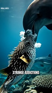 Some Dolphins Get High By Interacting With Pufferfish, Floating Dazed In The Ocean #RealInfo #fblifestyle #Dolphins #Ocean #Behavior | Real Info