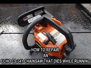 How To Repair An Echo CS341 Chainsaw That Dies While Running