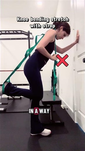 Tip for Knee Bending Stretch