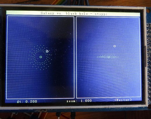 Simulating Galaxy Collisions With Arduino
