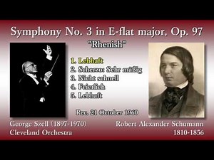 Schumann: Symphony No. 3, Szell & ClevelandO (1960) シューマン 交響曲第3番 セル