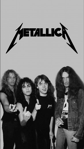#Metallica la leyenda del heavy metal que conquistó el mundo con riffs y pasión 🔥🤘 #Rock