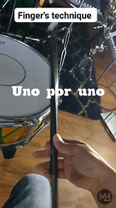 Drum technique! 🥁 Fingers technique ‼️ #drumsdaily #drumtechnique #drummer #DrumTeacher | MH DRUMS