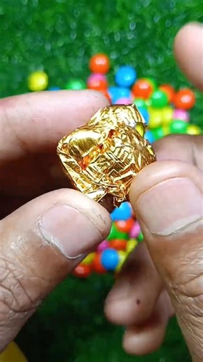 Golden Paper Packing Gems ASMR | Satisfying Wrapping & Crinkle Sounds ✨🍫