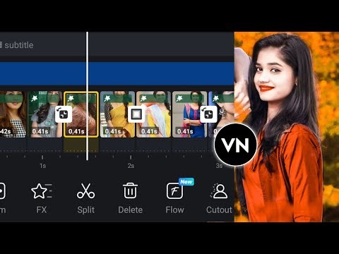 Trending video photo editing in vn App।Vn App photo video editing tutorial.