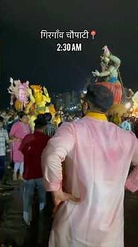 GANESH VISARJAN VLOG ✅ #ganeshvisarjan #mumbaiganpati #minivlog #traditional #diet #mumbai #fitness