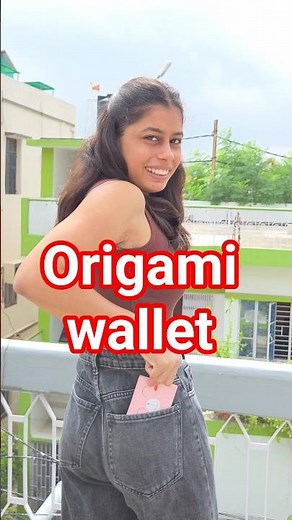 Easy DIY Paper Wallet! 👛 No Glue, No Tape | Cute Origami Wallet Craft