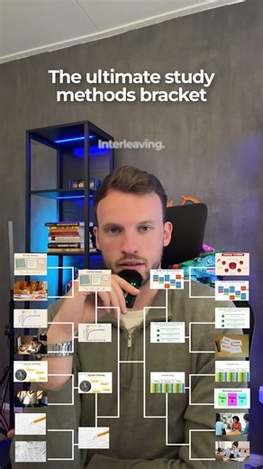 The ultimate study methods bracket, and the winner might surprise you.