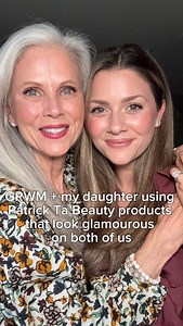3.5K views · 1.8K reactions | GRWM + my daughter using Patrick Ta Beauty products that look glamourous on both of us! @patricktabeauty #patricktabeautypartner | whitehairwisdom | Facebook