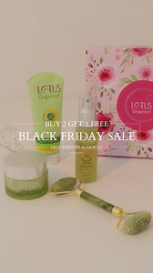 💥 Black Friday Steals! 💥 Buy 2, Get 1 FREE on Lotus Organics Obsessed with organic beauty? 💚 This Black Friday, Lotus Organics is all about the glow-up! 🌿 Buy 2, Get 1 FREE – because who doesn’t love a little extra beauty in their life? ✨ Don't miss out on this perfect skincare treat! 😍 | Lotus Organics