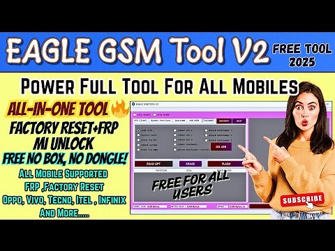 🛠️ EAGLE GSM Tool V2 – Ultimate MTK & Qualcomm Flash Tool | 100% Free Download