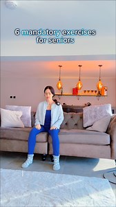 6 mandatory exercises for seniors ✅ #seniorfitness #fblifestyle #homeworkout | Abi Mills Yoga