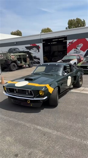 1967 Mustang fastback built for aggressive track driving
