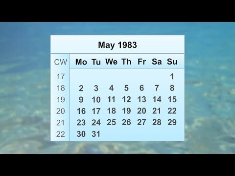 May 1983 Calendar