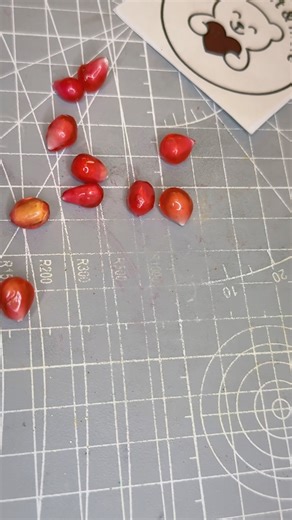 Creating realistic pomegranate seeds using polymer clay, then sealing them with resin for a glossy, juicy finish. Step-by-step, satisfying, and beginner-friendly. —————— طريقة عمل حبوب رمان واقعية باستخدام صلصال الفيمو، ثم تغليفها بالريزن للمسة لامعة وطبيعية. شرح خطوة بخطوة بطريقة ممتعة وسهلة. —————- #explorepage✨ #polymerclay #fimo #فيمو #صلصال_حراري | Dsk Craft & More