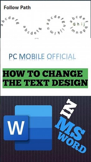 How to Design a Text in Word | Design Text in Microsoft Word ‪@PCMobileOfficial‬ ‪@TechnicalGuruji‬