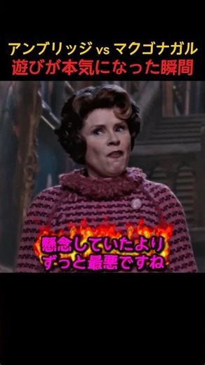 アンブリッジ vs マクゴナガル遊びが本気になった瞬間 #ハリーポッター
