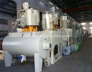 [Hot Item] PVC Mixer Chemical Mixer High Speed Mixer Rubber Mixer with Pneumatic Conveying System Vacuum Conveyor Dosing System Weighing System