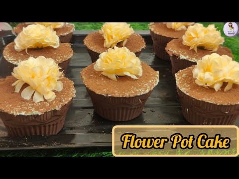 👌Viral recipe|Flower pot cake with cream|How to make🌸 flower pot cake|Free baking course in tamil👌