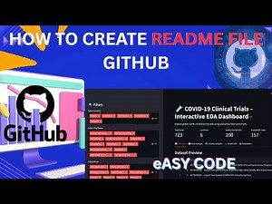 COVID 19 Clinical Trial Data Analysis Project GitHub README md File Creation