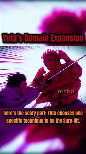 Yuta’s Domain Explained: Authentic Mutual Love#jujutsukaisen#jjk#yutaokkotsu#domainexpansion #viral