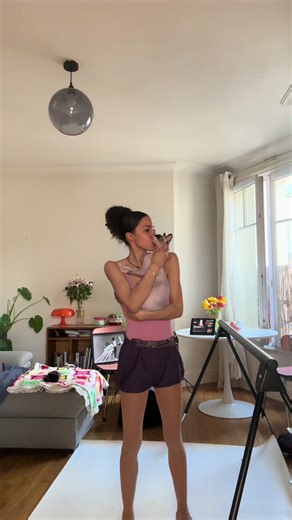 This is your sign to transform your living room into a ballet studio 😅🫶🏽#ballet #paris #balletcore #fy