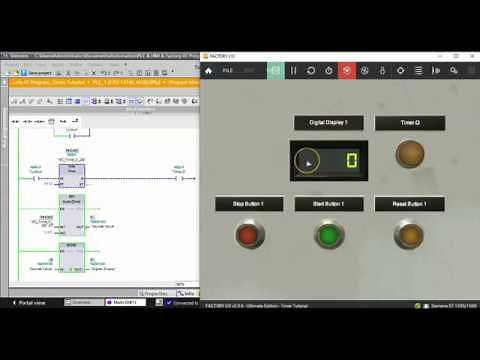 Siemens TIA Portal & Factory IO (Timer Tutorial)