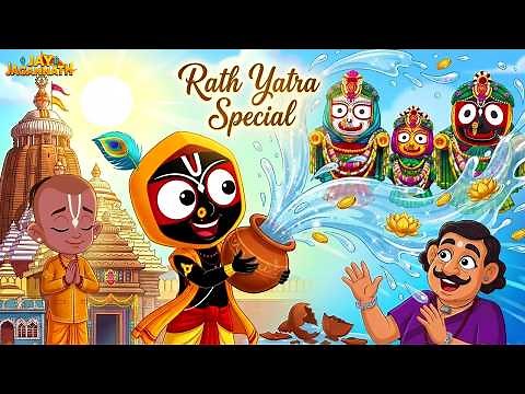 Rath Yatra Special 🚩 एक लोटा जल, अटूट विश्वास... श्री जगन्नाथ की अद्भुत लीला! | Jagannath Cartoon|