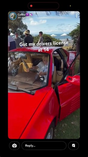 Getting a drivers license at 14 #Ferrari #SportsCar