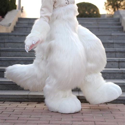 Anthro Animal Pants-soft Faux Fur Pants for Fursuit Enthusiasts,all-white Fursuit Trousers Teen Cosplayers Convention Attendees NO Stuffing - Etsy Australia