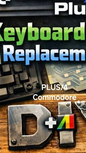 Commodore Plus 4 Keyboard Flex cable replacement #commodoreplus4 #retrogaming #retrocomputer