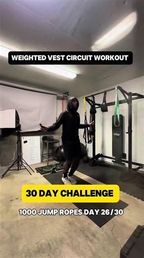 Weighted circuit workout | jump rope challenge | work out