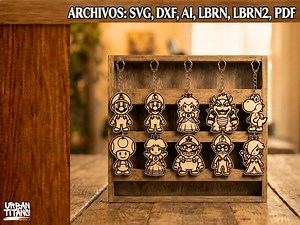 Pack of 10 Mario Figures/ Laser Cut, Vector SVG, DXF, Ai, Lbrn, Lbrn2, PDF / Fan Art / Digital Download / Vector Art - Etsy Canada