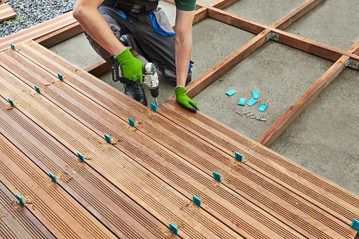 Comment faire une terrasse en bois sur lambourdes ? | Leroy Merlin