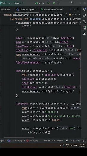 Save To-Do List Tasks Permanently in Android Studio | Kotlin Tutorial (Part 3)