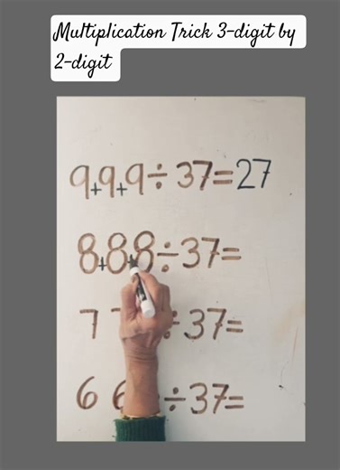 Multiplication Trick 3-digit by 2-digit #shorts