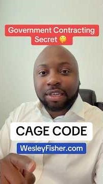 Don’t have a CAGE code yet?