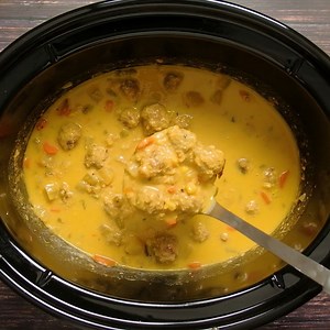 165K views · 61 reactions | A creamy soup is turned into a CROCK POT OR INSTANT POT CHEESY MEATBALL SOUP with just a few pantry staple ingredients like carrots, potatoes, garlic, and corn, then add the cheese! RECIPE: https://ohsweetbasil.com/crock-pot-or-instant-pot-cheesy-meatball-soup-recipe/ PIN: https://www.pinterest.com/pin/412431278377167282/ | Sweet Basil | Facebook